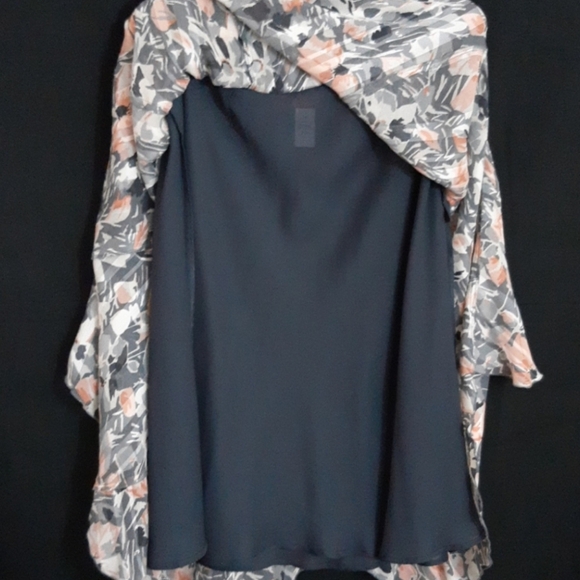 Vintage Anne Klein 100% Silk Printed Skirt - Picture 6 of 8